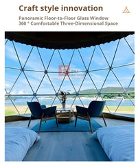 Luxury Geodesic Dome Tent – Outdoor Glamping Villa for Camping, Resort, Hotel & Forest Accommodation