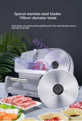 Multifunctional Electric Slicer – Lamb, Beef, Vegetable, Bread, and Sausage Slicing Machine