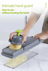 Multifunctional Vegetable Cutter & Slicer – Fruit, Potato Peeler, Carrot Grater with Basket | Kitchen Accessories