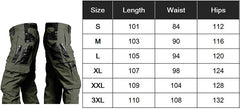 Black Camo Cargo Pants Outdoor Multi-pocket Ripstop Waterproof Trousers Male Autumn Wear-resistant Training Fishing Work Pant