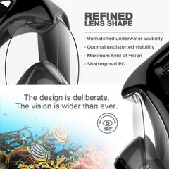 Underwater Scuba Anti Fog Full Face Diving Mask Snorkeling Respiratory Masks Safe Waterproof Swimming Equipment for Adult Kids