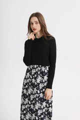 Spring Summer Women’s Elegant Satin Maxi Dress with Knitted Top | 2-Piece Floor-Length Outfit Set