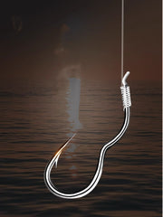 New Automatic Flip Fishhook Genuine Goods Sub-thread Finished Double Hook Anti-off