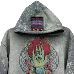 Printed Casual Hooded Men's Sweater