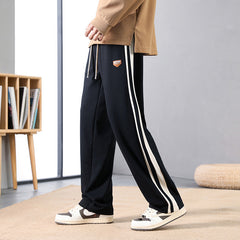 Men's Striped Fashion Straight-leg Pants Loose