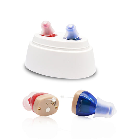 Intelligent New Style Hearing Aid CIC Hearing Aid Rechargeable Sound Amplifier Digital Hearing Aids Invisible Earphone For Deafness Audifono