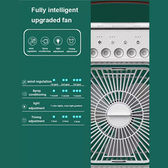Humidificateur d'air 3 en 1, ventilateur USB, veilleuse LED, brume d'eau, Humidification amusante, ventilateur électrique par pulvérisation
