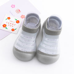 Baby Ice Silk Non-slip Socks Shoes Soft Bottom Breathable
