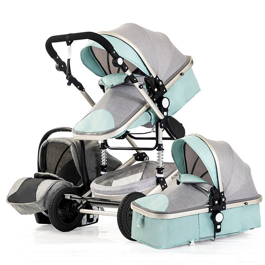 Good Quality Travel Baby Stroller Luxury 3 In One