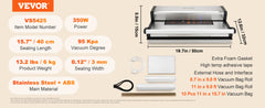 VEVOR Commercial Vacuum Sealer Machine – Multifunctional Automatic Food Packaging with Bag Roll Storage Cutter for Home Kitchen Use