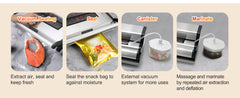 VEVOR Commercial Vacuum Sealer Machine – Multifunctional Automatic Food Packaging with Bag Roll Storage Cutter for Home Kitchen Use