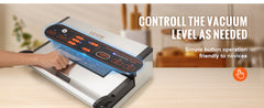 VEVOR Commercial Vacuum Sealer Machine – Multifunctional Automatic Food Packaging with Bag Roll Storage Cutter for Home Kitchen Use