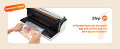 VEVOR Commercial Vacuum Sealer Machine – Multifunctional Automatic Food Packaging with Bag Roll Storage Cutter for Home Kitchen Use