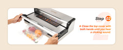 VEVOR Commercial Vacuum Sealer Machine – Multifunctional Automatic Food Packaging with Bag Roll Storage Cutter for Home Kitchen Use