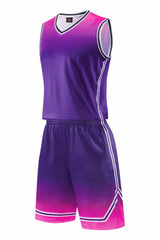 Gradient Basketballuniform Sportanzug Kinder Erwachsene Schweißabsorbierende Basketballuniform