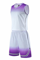 Gradient Basketballuniform Sportanzug Kinder Erwachsene Schweißabsorbierende Basketballuniform