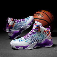 Baskets respirantes pour étudiants, chaussures de lycée pour garçons, baskets de basket-ball antidérapantes