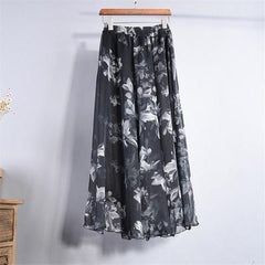 Chiffon skirt summer