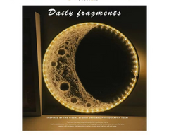 Moon Light Handmade Diy Material Pack Decorative Atmosphere Light Gift Ornaments Moon Small Night Light