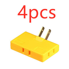 US Plug Rotary Head Plug Converter Ultra-Thin Conversion Plug Wireless Portable One Turn Three