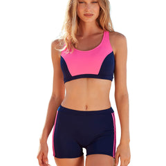 Tankini Boxer Shorts European And American Bikini Swimwear