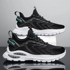 Men's Shoes 2023 New Spring Mesh Breathable Low-top Running Shoes Youth All-match Sports And Leisure Shoes