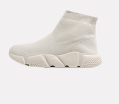 New Plush Thickened Casual Flying Woven Shoes Full Size