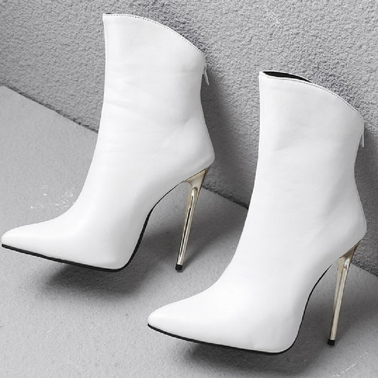 Women's Fashion Stiletto Pointed Ankle Boots