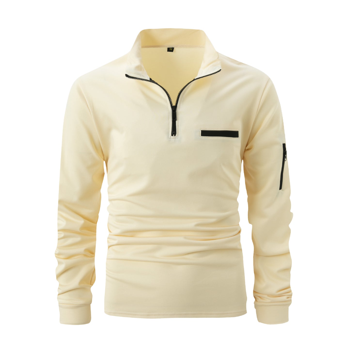 Men's Fashion Sports POLO Zipper Sweatshirt