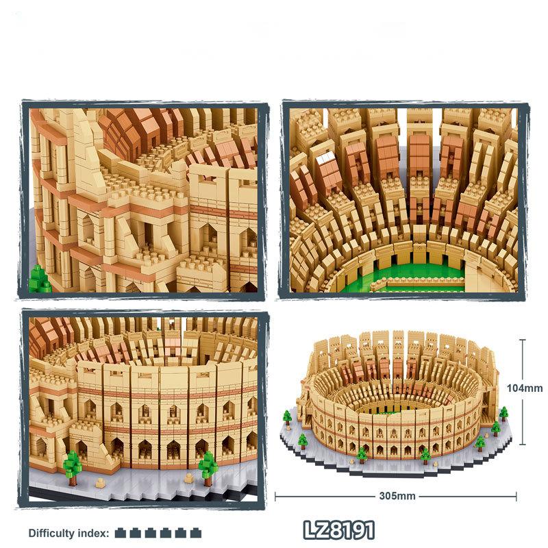 Série de modèles de construction de petites particules, Puzzle, blocs de décompression, jouets