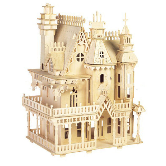 Wooden puzzle model toy