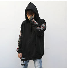 Barbwire Sleeve Hoodie