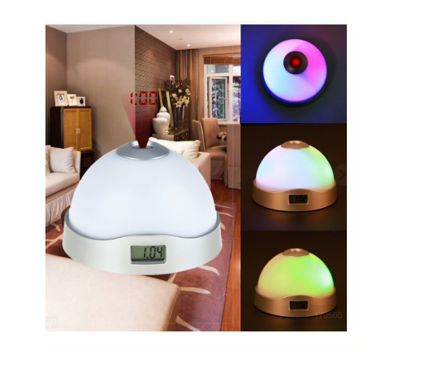 Projection Alarm Clock Night Light