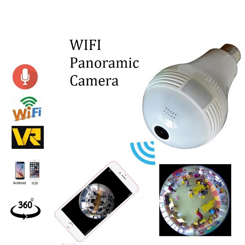 Caméra espion à ampoule LED