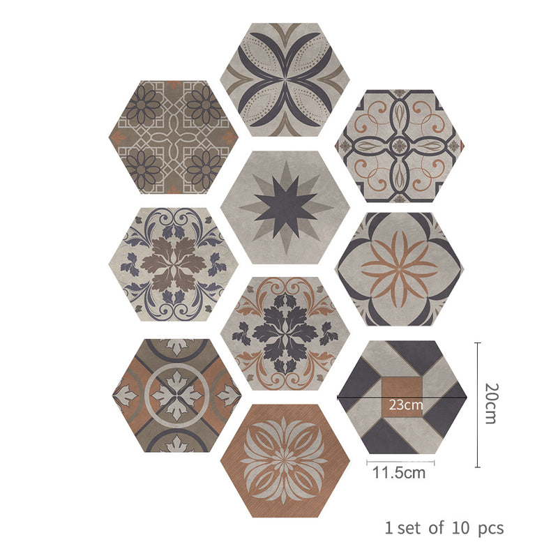 Moroccan style floor wall sticker