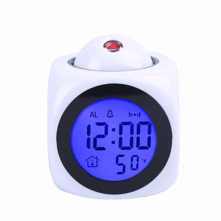 LED Projection Alarm Clock Report Clock Voice Report Clock