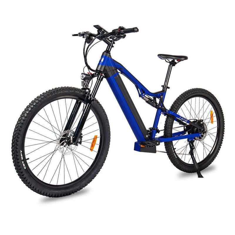 500W Electric Bike - 27.5 Inches 500W 48V 27 Speed Blue Ebike US only