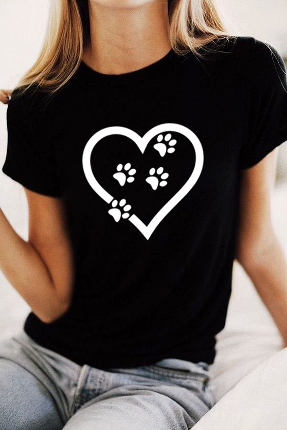Love Print Ladies New T-Shirt