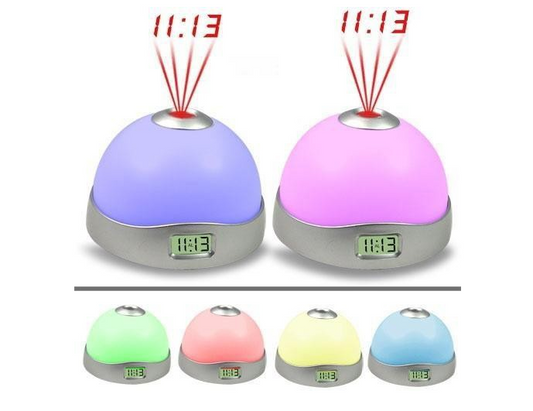 Projection Alarm Clock Night Light