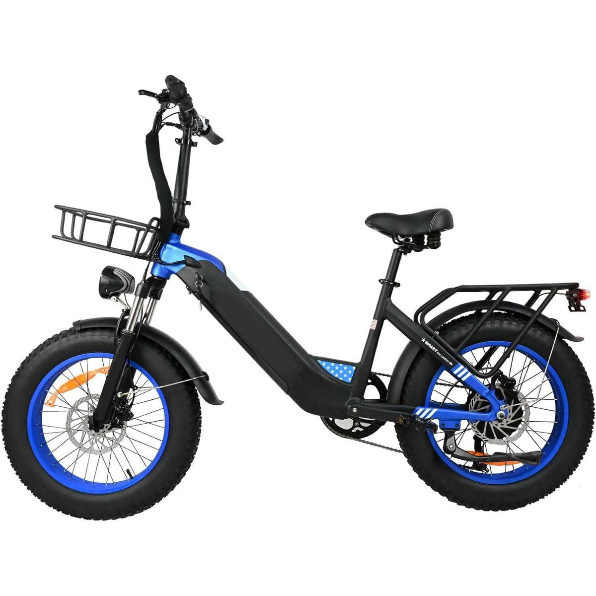 500W Motor Electric Bike For Adults, 20 X 4 Inches Fat Tire Bike,  7 Speed 48V 25MPH Removable Battery Mountain E-Bike US only