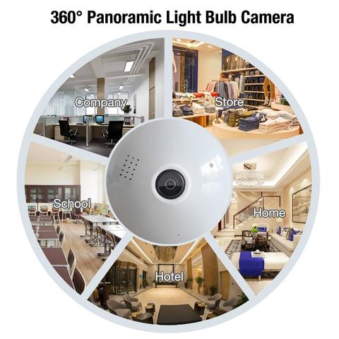 Caméra espion à ampoule LED
