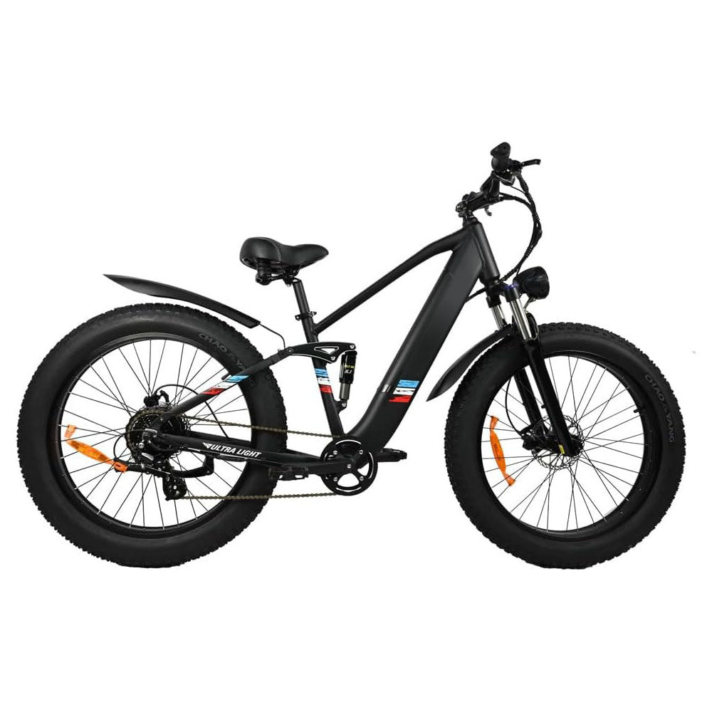 500W Motor Electric Bike For Adults - 25MPH Speed Removable Battery 48V 12AH, 26 Inches Fat-Tire Electric Bicycle US only