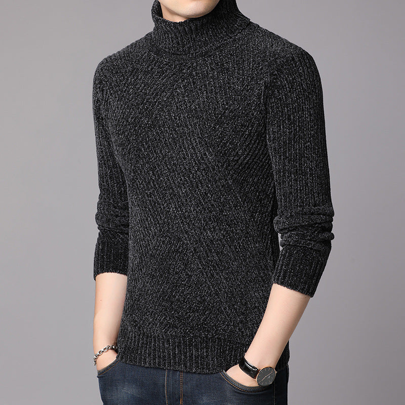 Men's chenille casual sweater