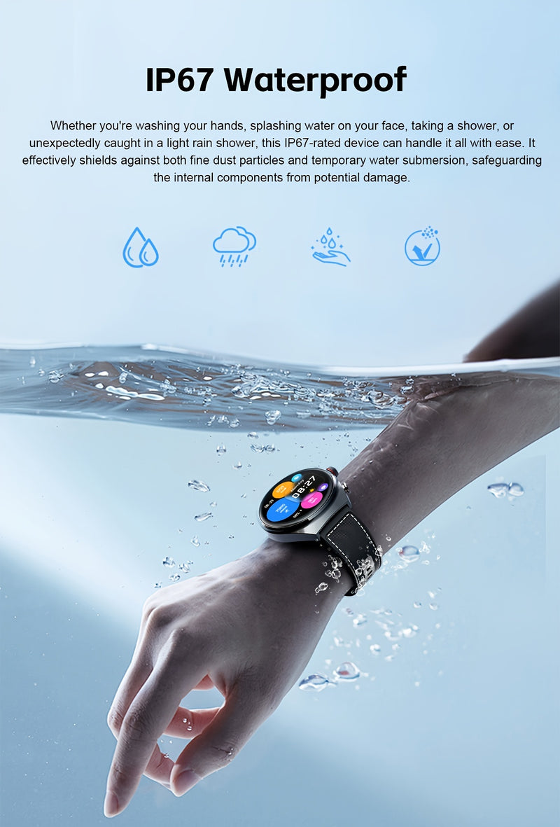 GT95 HD Full Touch Screen, TWS Earbuds + Outdoor IP67 Waterproof Smartwatch, 400mAh Battery For Long Srandby, Supports DIY Watch Faces, NFC Unlocking, Sports Data Tracking