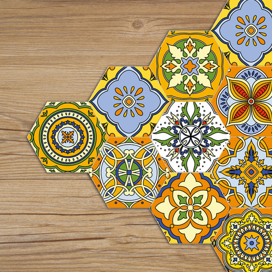 Moroccan style floor wall sticker