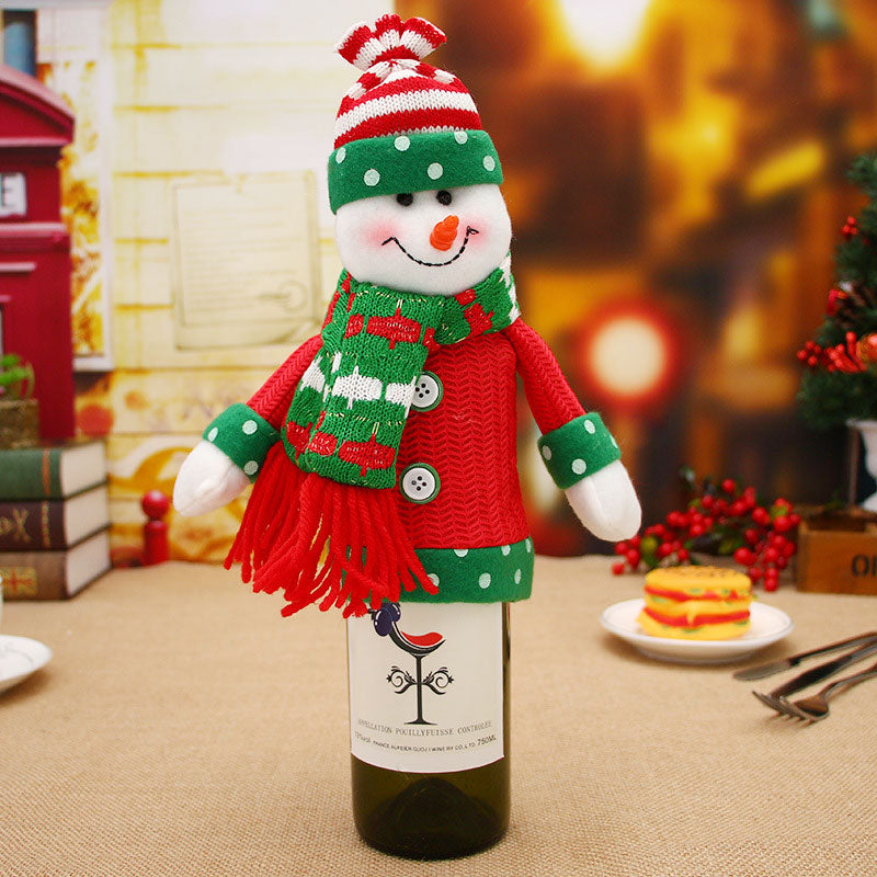 Christmas Decorations Christmas Wine Bottle Socks