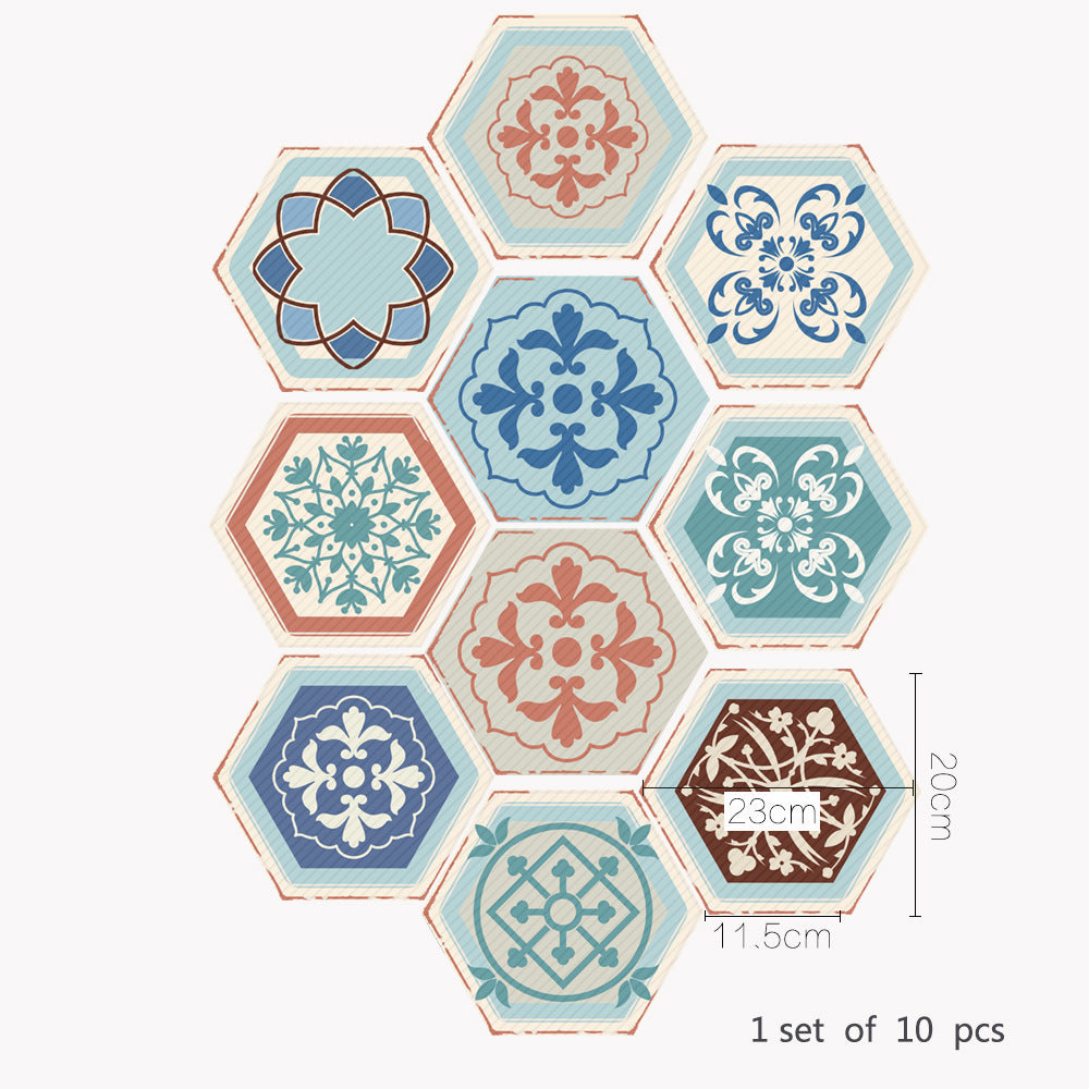 Moroccan style floor wall sticker