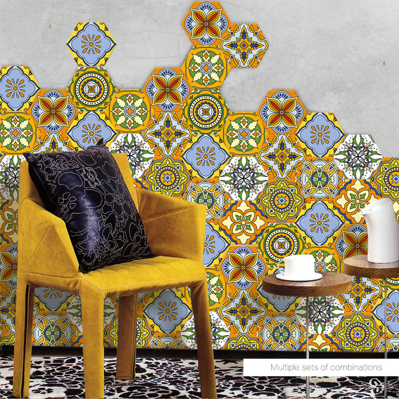 Moroccan style floor wall sticker