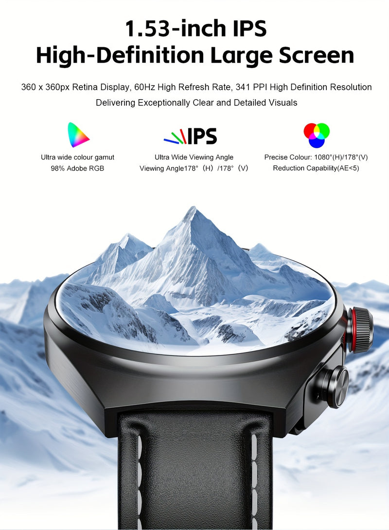 Full HD screen alloy shell, TWS sports headset+outdoor IP67 waterproof smart watch, 400mAh battery over long -term battery life, support custom dial, NFC unlock, various sports data tracking