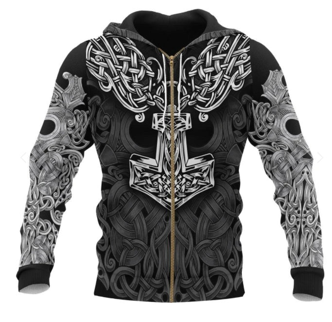 Digital 3D Printed Pullover Hoodie Fashion Hoodie